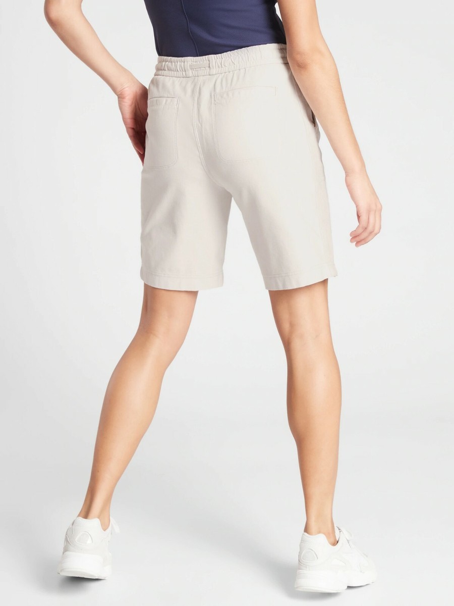 EUC Athleta Farallon Bermuda Shorts, Birch Grey SIZE 20
