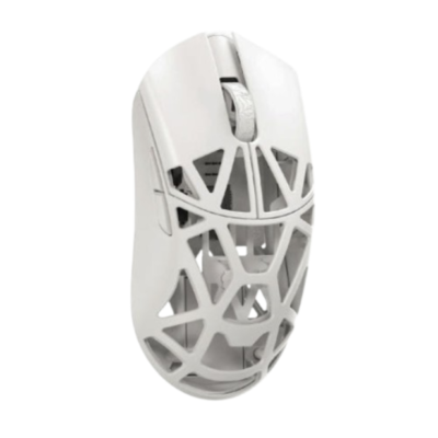 わおわお　WLmouse Beast X Pro MILKY WHITE WLMouse Beast X Medium Pro 8K Wireless Gaming Mouse White (Solid