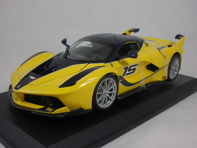 BBurago Burago Ferrari FXX K #15 Amarillo 1/18 18-16010Y - Imagen 2 de 3