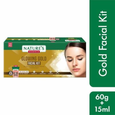 Nature's Essence Mini Gold facial kit for Glowing Skin - 4 Step kit 75 gm