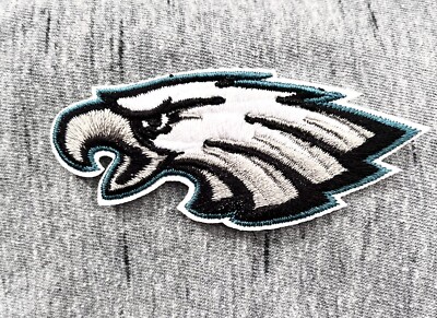 PHILADELPHIA EAGLES EMBROIDERED IRON ON PATCH 1.5” X 3.0” FREE SHIPPING ...