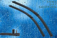FRONT WIPER BLADES SET FITS MERCEDES-BENZ C CLASS SALOON 12/2008 - 11/2013