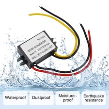Waterproof DC-DC Boost Step-Up Converter 6V To 12V A Car Power Supply Module