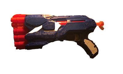 Nerf Dual Strike Mega And Elite All In One Blaster With Pull Back Charge Handle