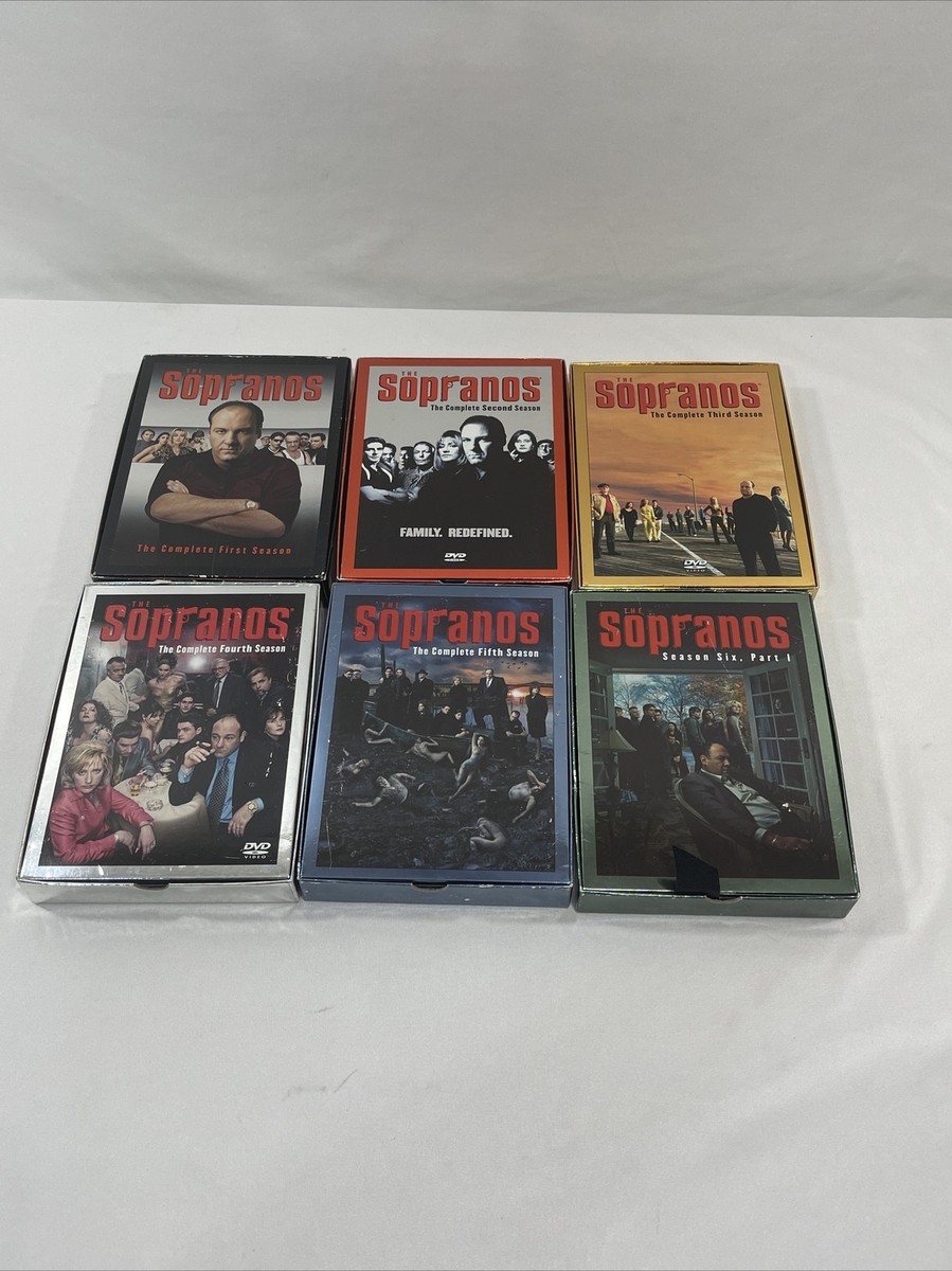 Sopranos Series DVD Box Set Seasons 1 - 6. Season 6 Part 1 Only Sopranos Series DVD Box Set Seasons 1 - 6. Season 6 Part 1 Only