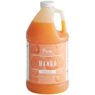 Pure Craft Beverages Mango Lemonade 5:1 Concentrate 1/2 Gallon