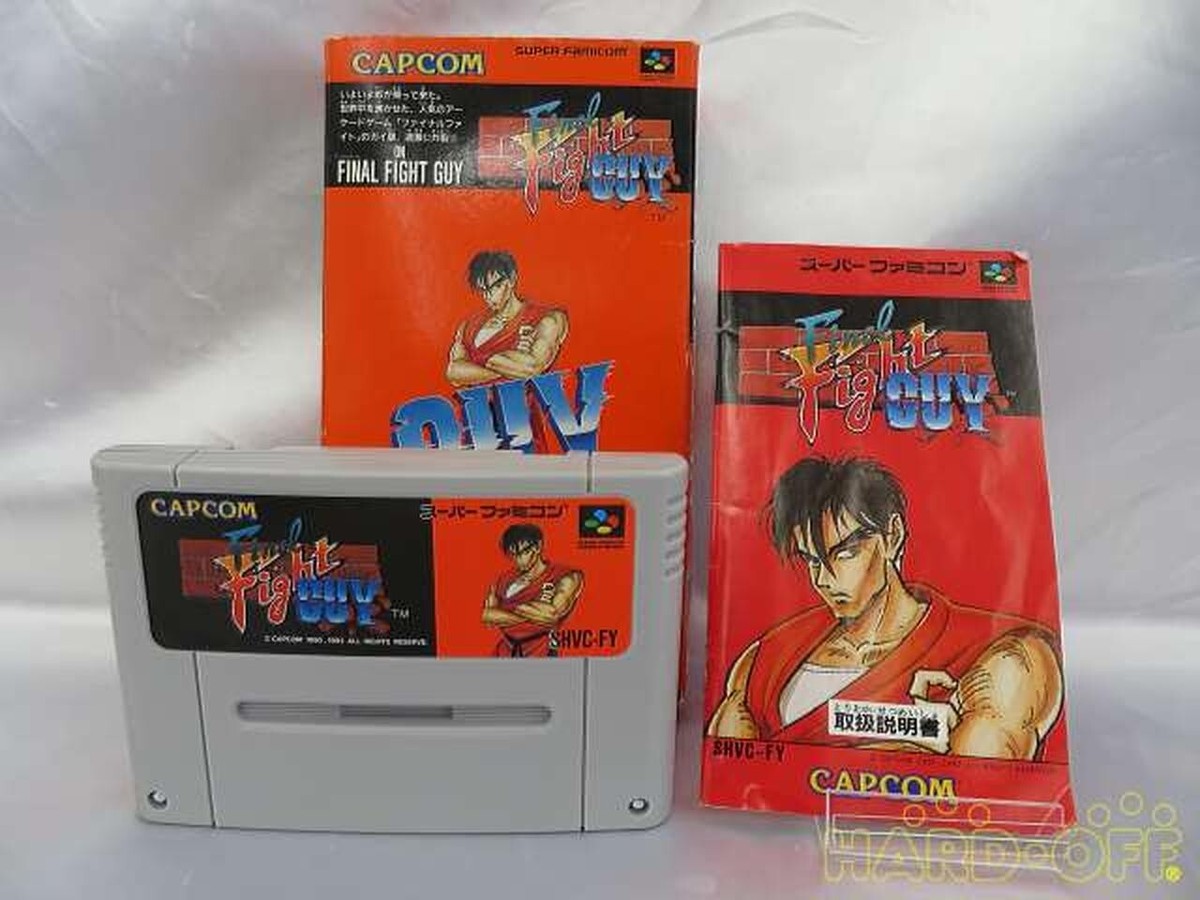 FINAL FIGHT GUY Nintendo Super Famicom SNES Game Soft Capcom Japan