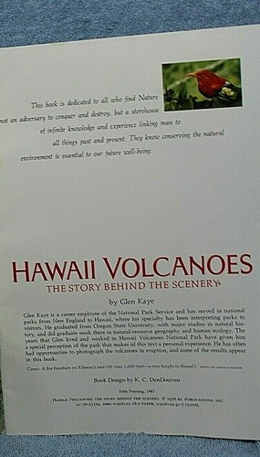 Vintage Hawaii Volcanoes The Story Behind the Scenery 5th printing 1987 - Picture 8 of 11