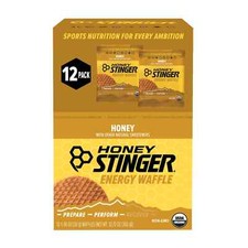Honey Stinger Organic Energy Waffle Honey Flavor 12 Ct Sports Snack Fuel.