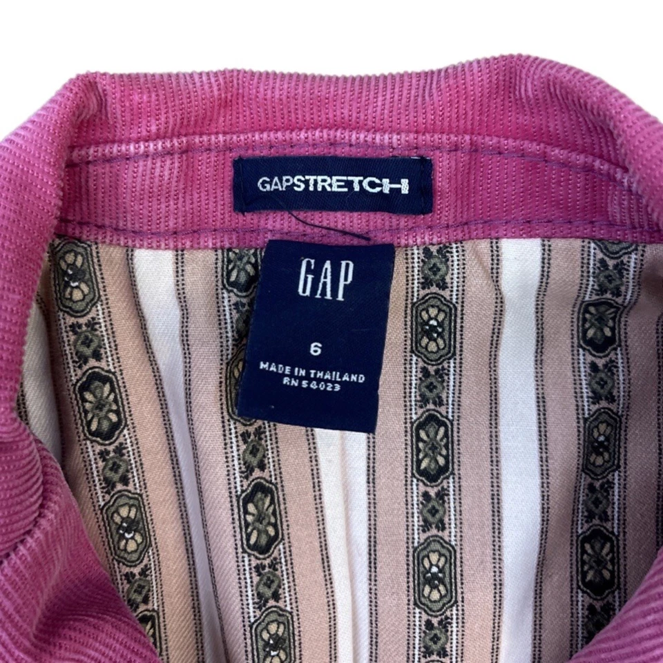 GAP розовый вельвет с подкладкой блейзер куртка США 6 ASO Hermione Granger - Изображение 3 из 4