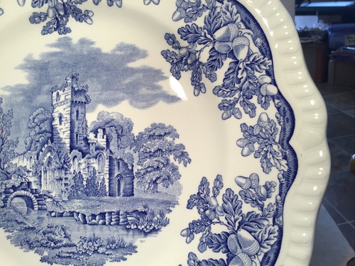 Spode BLUE ROOM Collection Regency Series “Ruins” 10.75” Dinner Plate 1ea - Picture 4 of 10