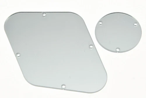 LP Rear Control Switch Plate Cavity Cover for Epiphone Les Paul Silver Mirror