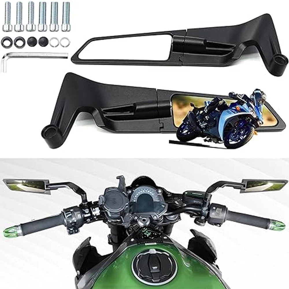 Rearview Mirrors For KAWASAKI Z650 Z800 Z900 Z1000 ZH2 Side Wind Mirror