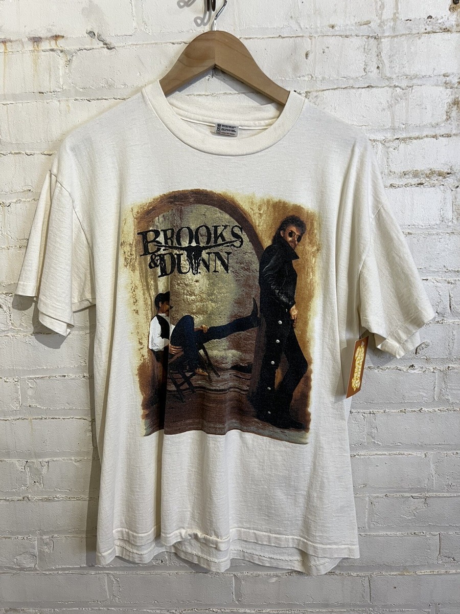 Vintage Brooks Dunn country music t-shirt Large waitin' on