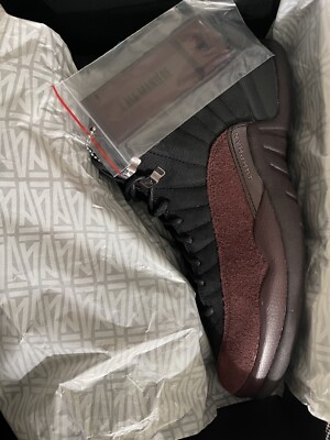 A MA MANIERE x AIR JORDAN 12 BLACK SIZE 11/9.5M BRAND NEW DV6989-001