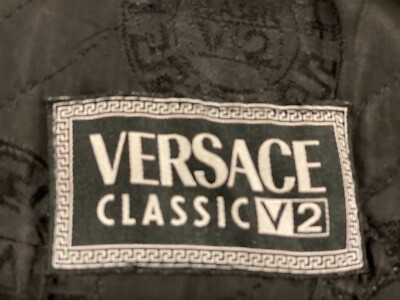 Versace Classic V2 Vintage Leather Stadium Coat | eBay Versace Classic V2 Vintage Leather Stadium Coat | eBay