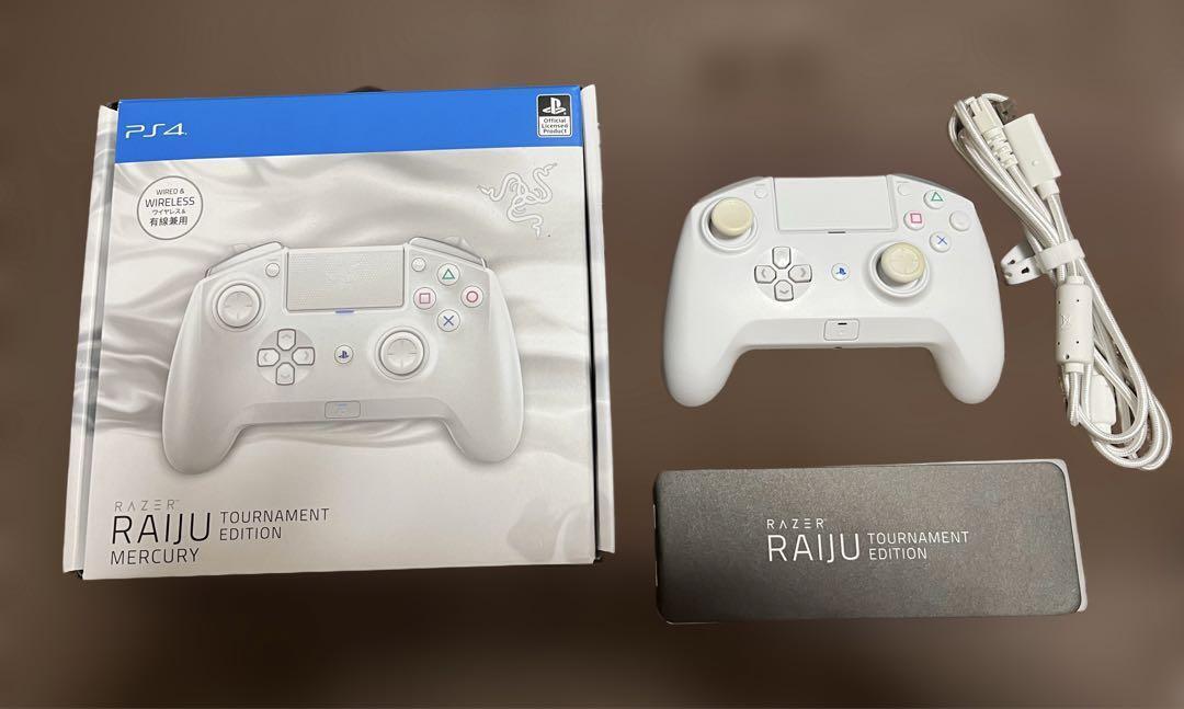 都内で Raiju Razer Tournament Official PS4 PC White Mercury Edition アクセサリ、周辺機器