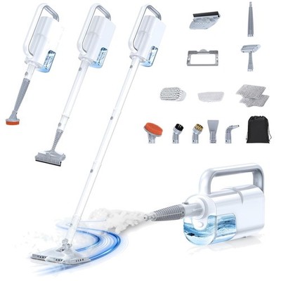Versatile 10-in-1 Steam Mop for Multi-Surfaces
