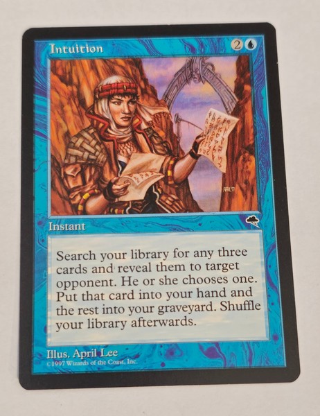 MtG Tempest INTUITION NM/LP Magic the Gathering