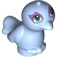 LEGO Minifigure Accessory Bright Light Blue Bird, Friends / Elves