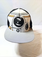 BB-8 Star Wars Cap Youth One Size Black Snapback Cap Droid Movie Outdoor Rare