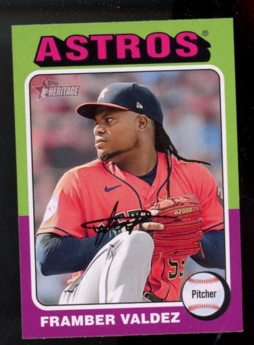 2024 Topps Heritage #314 Framber Valdez | Baseball Card