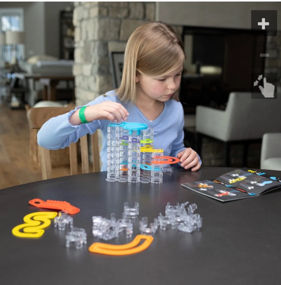 Caballete pistas de mármol 73 piezas dirigido por Fat Brain Toys Foto 3 de 4