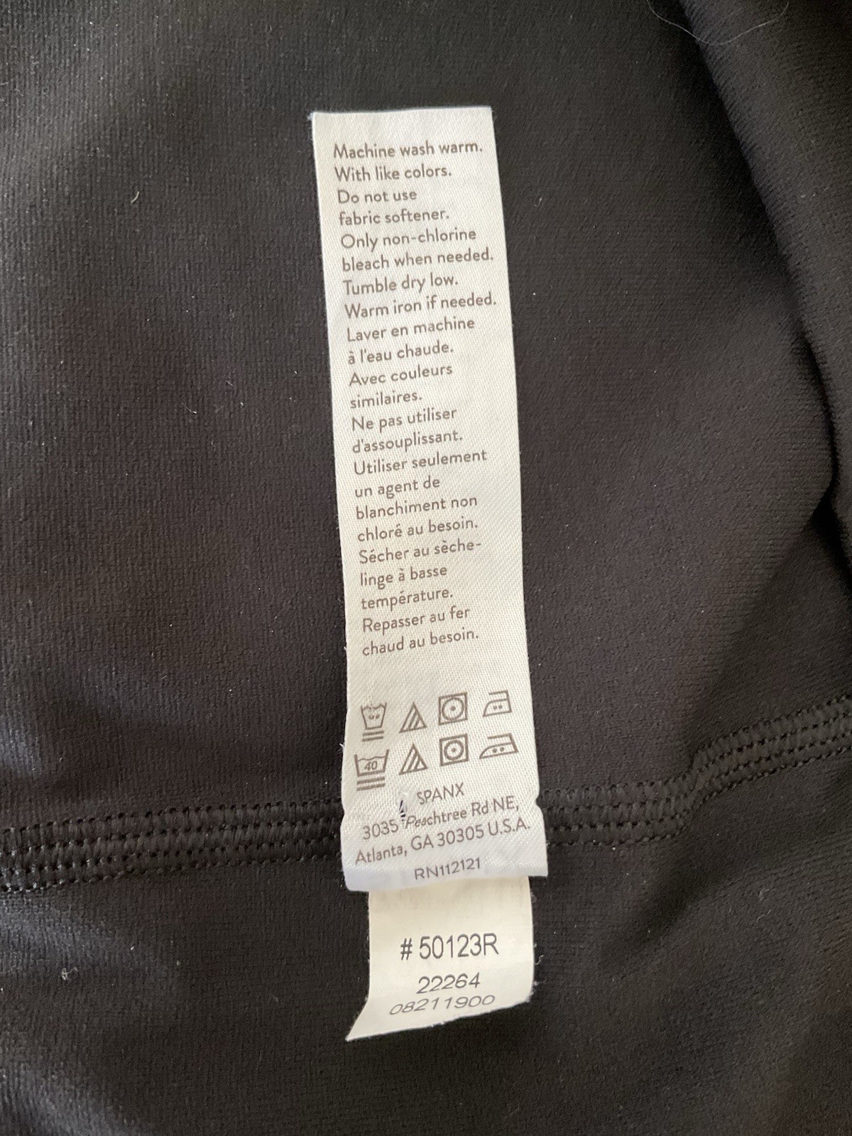 Spanx Large Booty Boost Active Cropped Legging Bl… - image 3