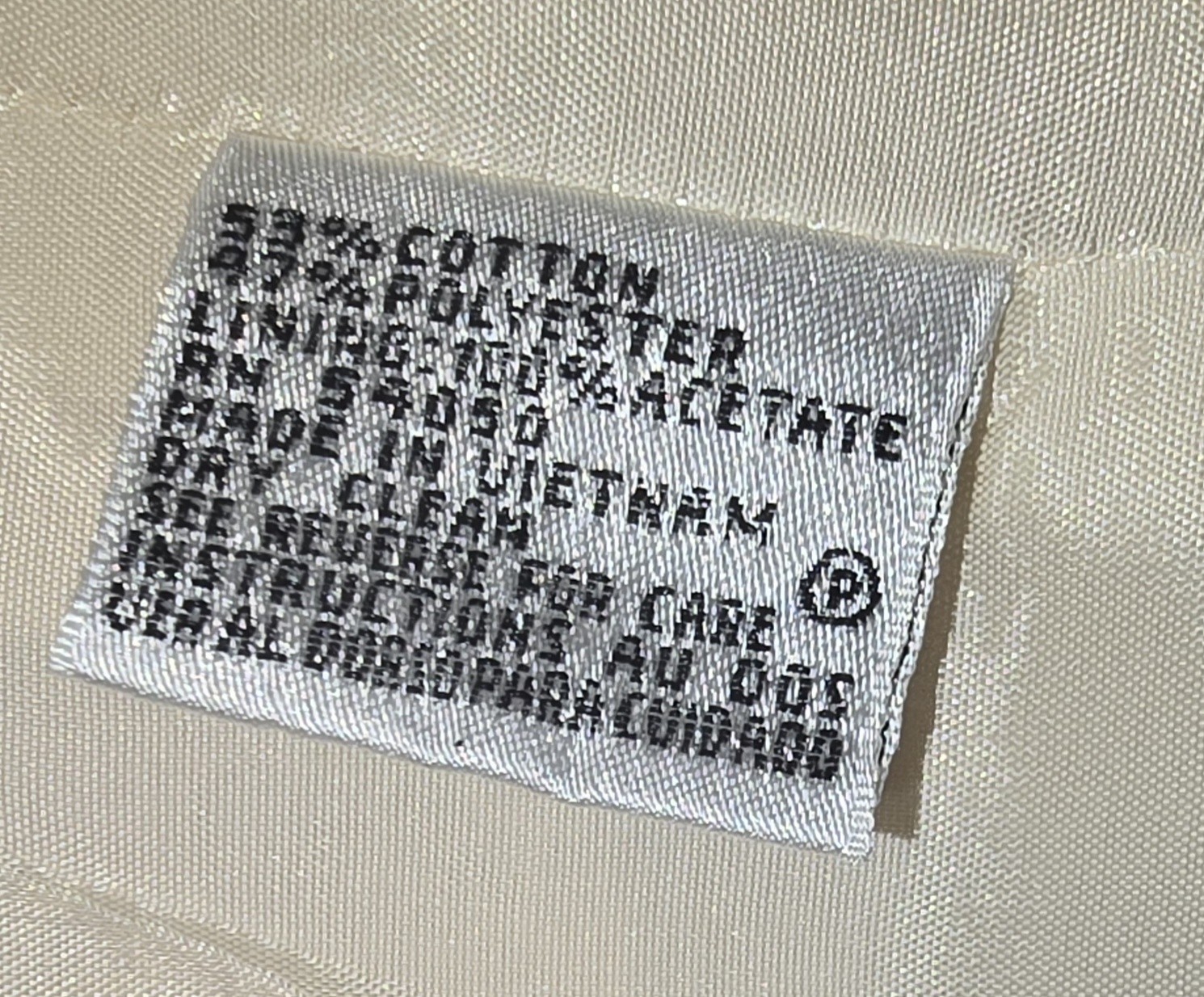 Le Suit 2 Pc Skirt & Jacket 14P Ivory Gold Thread Formal Wedding Career Cocktail