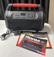 Monster Roam Portable Waterproof Bluetooth Speaker MNSTRM-BLK Needs Battery  