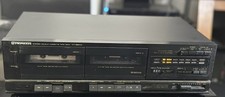 Pioneer CT980W Double Cassette Tape Deck Dolby NR Vintage Tested Black