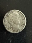1911 P Barber Liberty Head Dime XF