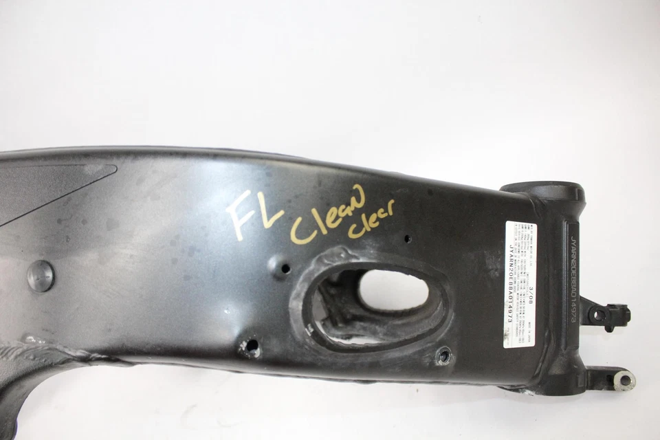 07-08 Yamaha YZF 1000 R1 Main Frame Chassis CLN Foto 2 de 4