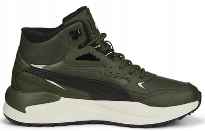 388574-04 Puma X-Ray Speed Mid Freizeitschuhe Herren Grün Warme Winterstiefel