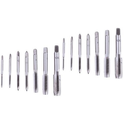  14 stücke Gerade geriffelte Gewindeschraube Wasserhähne Stecker Bohrer Set DIY