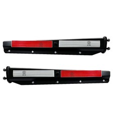 2pcs Black Spring Loaded Mud Flap Hanger Bracket Set For Semi Trucks Right Left 2pcs Black Spring Loaded Mud Flap Hanger Bracket Set For Semi Trucks Right Left