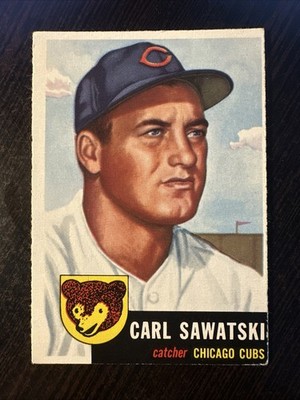 1953 TOPPS #202 CARL SAWATSKI CUBS EX *Hot Corner Vintage*