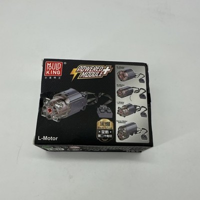 Mould King Powered Module+ L-Motor Motor For LEGO Gray Red M-0003 Box