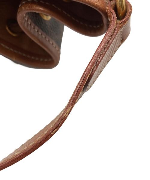 CELINE Brown Macadam Pattern Drawstring Shoulder … - image 12