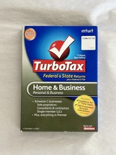 TurboTax Home & Business 2010 Federal State Returns E-File CD Windows Mac