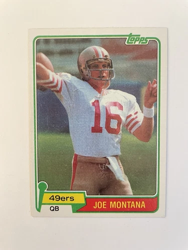 1981 Topps - Joe Montana #216 (RC)