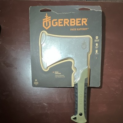 Gerber Pack Hatchet 3.5'' Stainless Blade, Rubber Grip, Sheath 9.45''