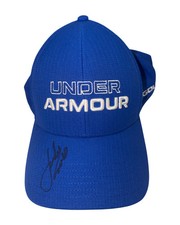 JORDAN SPIETH SIGNED UNDER ARMOUR GOLF OFFICIAL BLUE CAP (ACG CERT AG17605)