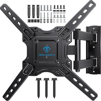 PERLESMITH TV Wandhalterung Halterung 26-60 neigbar schwenkbar ausziehbar VESA 400x400 35kg