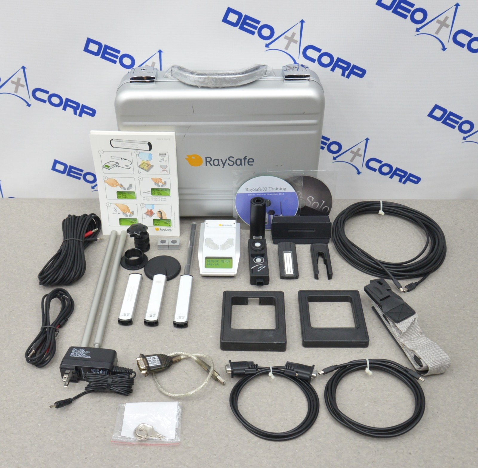 Raysafe Kit Unfors RaySafe 8201023-D Xi Radiation Meter Base Unit with Detectors