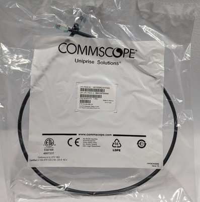 Lot of 80 NEW CommScope Uniprise Cat 6A F/UTP Patch Cords 3ft UC1GGK2-01F003 NEW