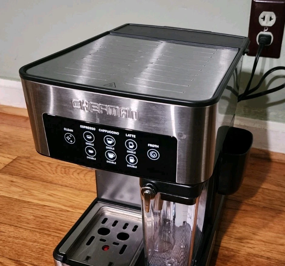 Chefman Barista Pro Espresso Machine - Stainless Steel (RJ54-V2) No Wand
Opens in a new window or ta