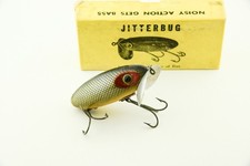Vintage Scarce Arbogast Wooden Jitterbug Antique Fishing Lure with Box JJ16