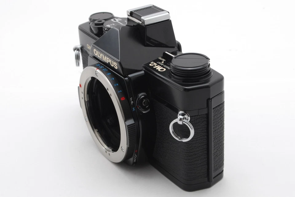[N.MINT w/Box] Olympus OM-2N 35mm Film Camera Black Body From JAPAN - Image 3 of 4