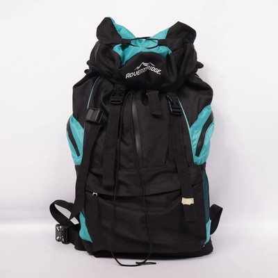 Adventuridge, Wanderrucksack, Unisex (Erwachsene), Schwarz/Türkis, 52, 25 #oXt
